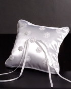 100392 White Wedding Rings Pillow 100392 White Wedding Rings Pillow